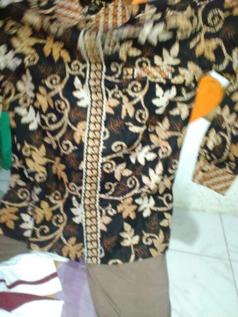 Kemeja Batik Pria M L Xl Manuk Rante