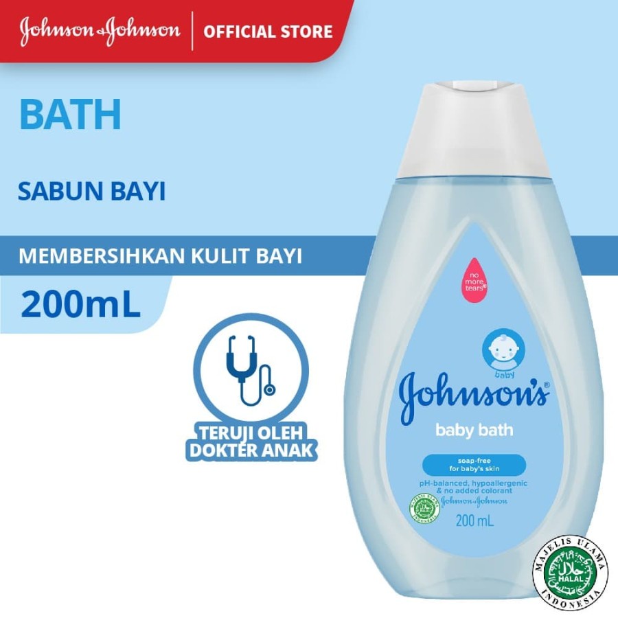 JOHNSON'S Baby Bath - Johnson Sabun Mandi Bayi 200ml