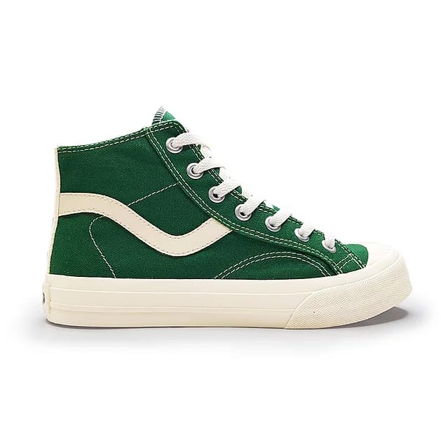 Ventela Public High Original - Sepatu Sneakers-Dark Green