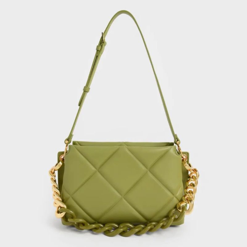 CK Danika Chunky Chain Padded Bag