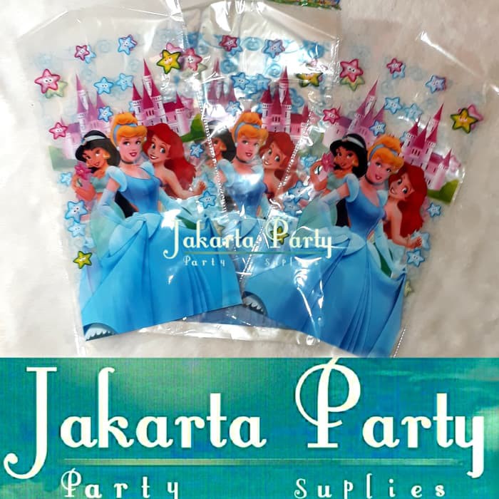 Plastik Snack Princess / Plastik Bingkisan Princess / Plastik Ultah