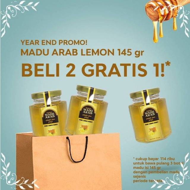

Madu Arab Lemon (Beli 2 Gratis 1)