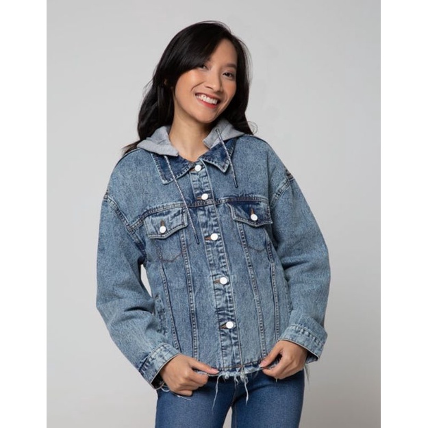 Nevada Denim Jacket Wanita Unfinished