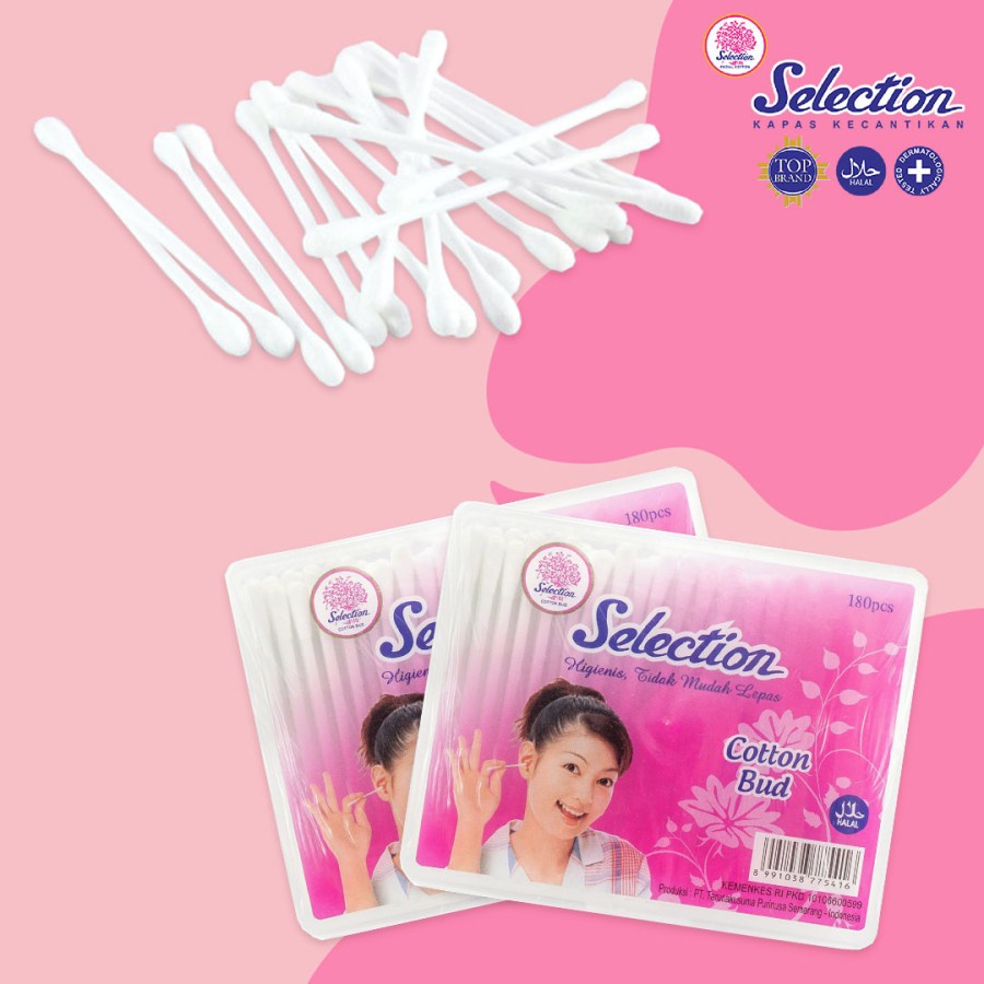 PROMO!! Selection Cotton Bud / Korek Kuping Selection Cottonbud isi 100