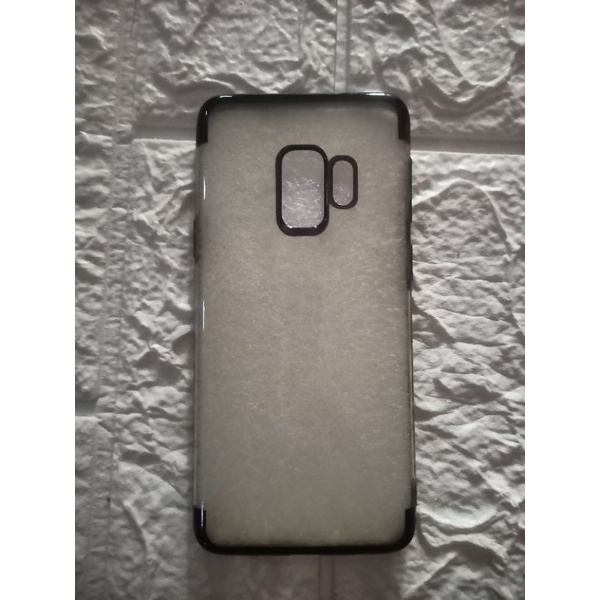 SOFTCASE NEON LIGHT SAMSUNG S9/S9+ CASE SILICON LIST WARNA HITAM