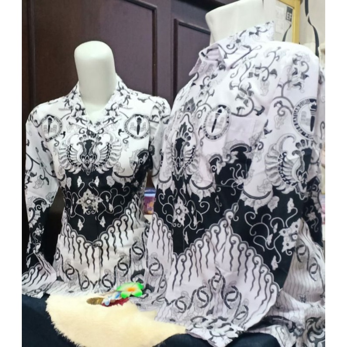 Baju batik Pgri Sanwash termurah seragam pgri terlaris