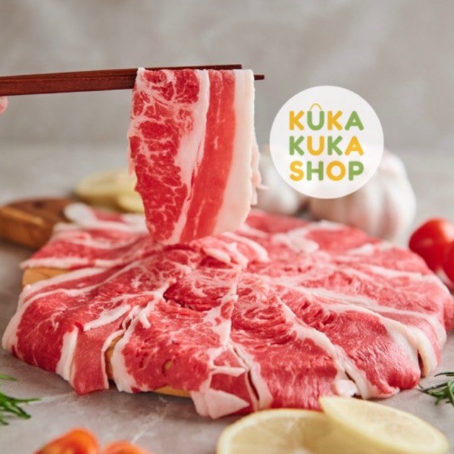 Daging sapi Beef Slice US Shortplate FRESH CUT Premium Karubi