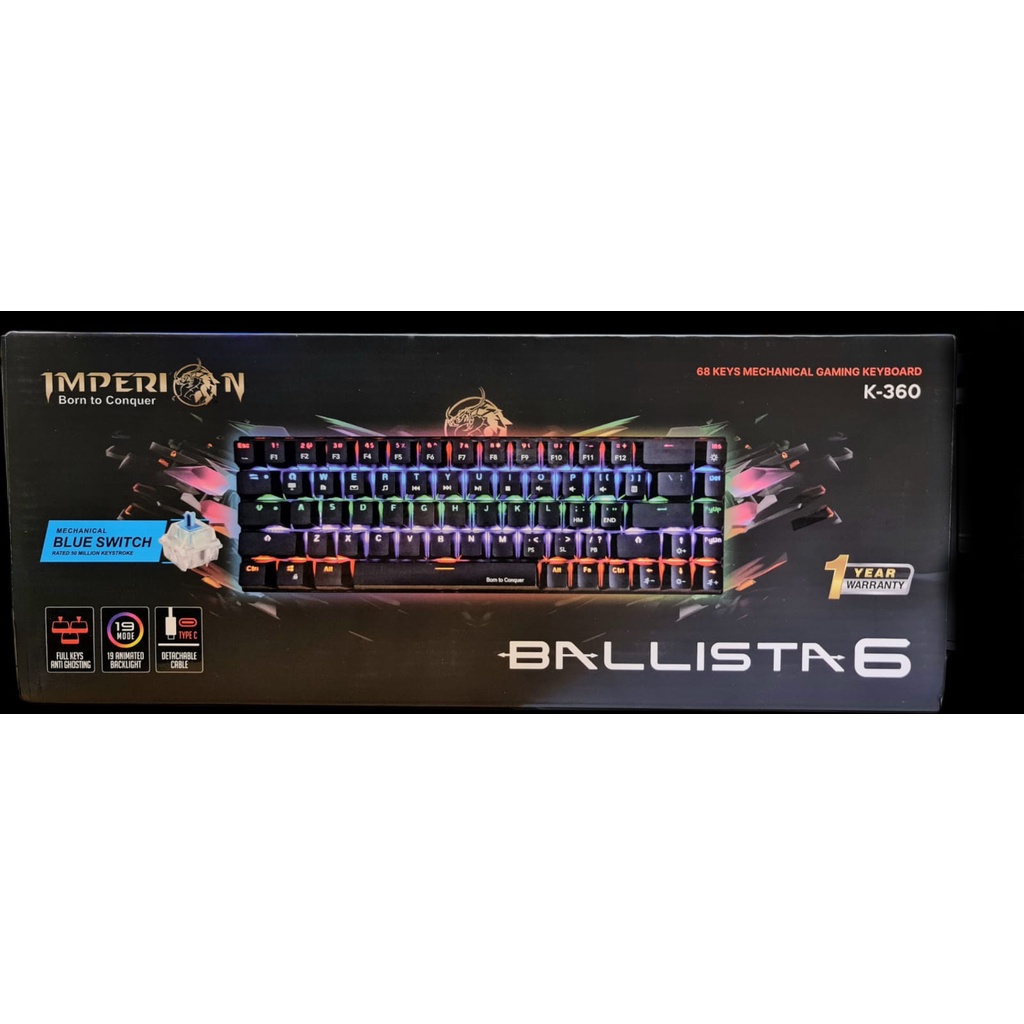 Keyboard Gaming Imperion Ballista 6 KG-360 Mechanical 60
