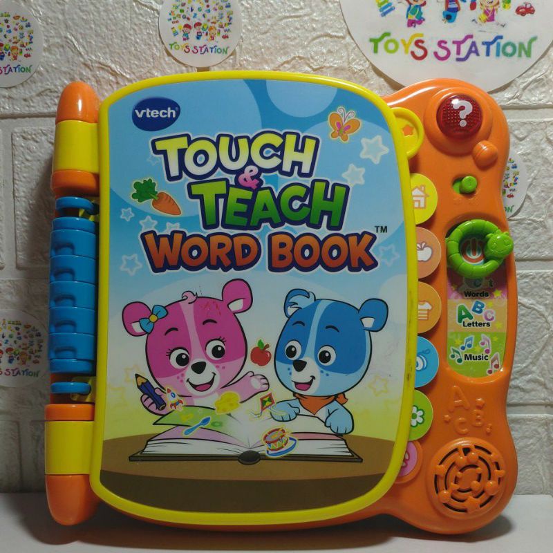 Mainan anak vtech touch & teach word blok preloved second