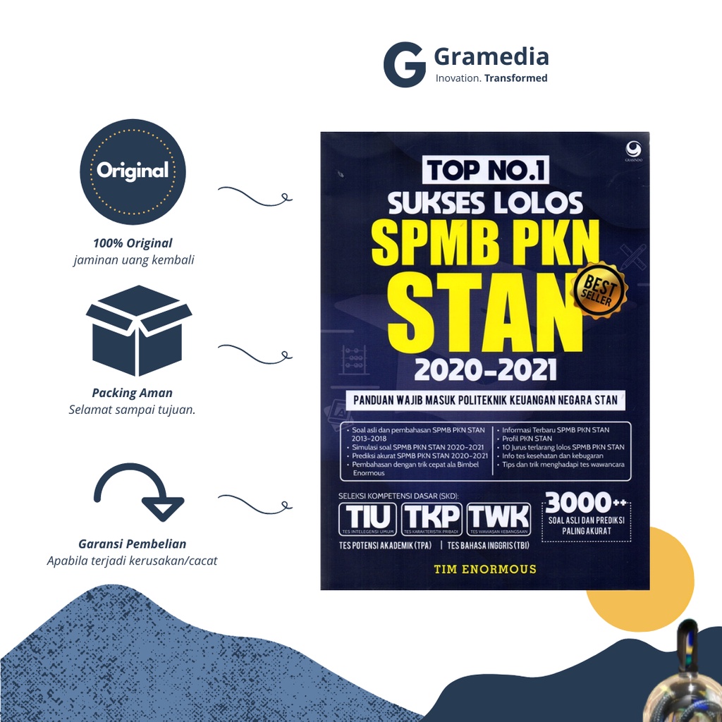 Gramedia Cikupa - Top No.1 Sukses Lolos SPMB PKN STAN 2020 - 2021
