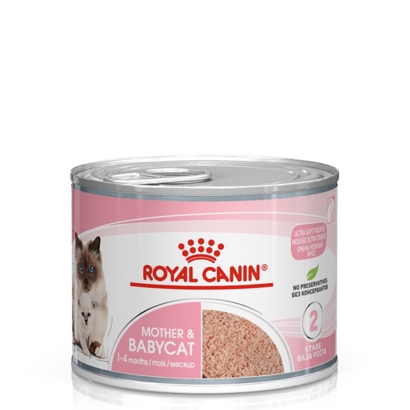 Royal canin mother and babycat 195g wet food (khusus pulau jawa)