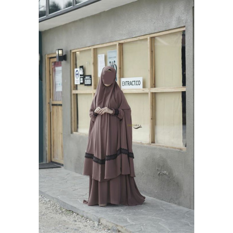 Hilya Set by Zauhara - Cocoa - Soft Pet - Size L