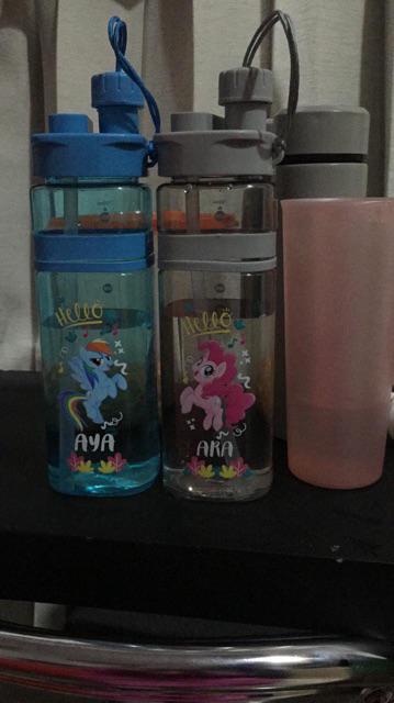 Taurielstore.id Botol Minum Custom Paw Patrol/monkey/minnie Mouse/mickey Mouse/my Little Pony/flower