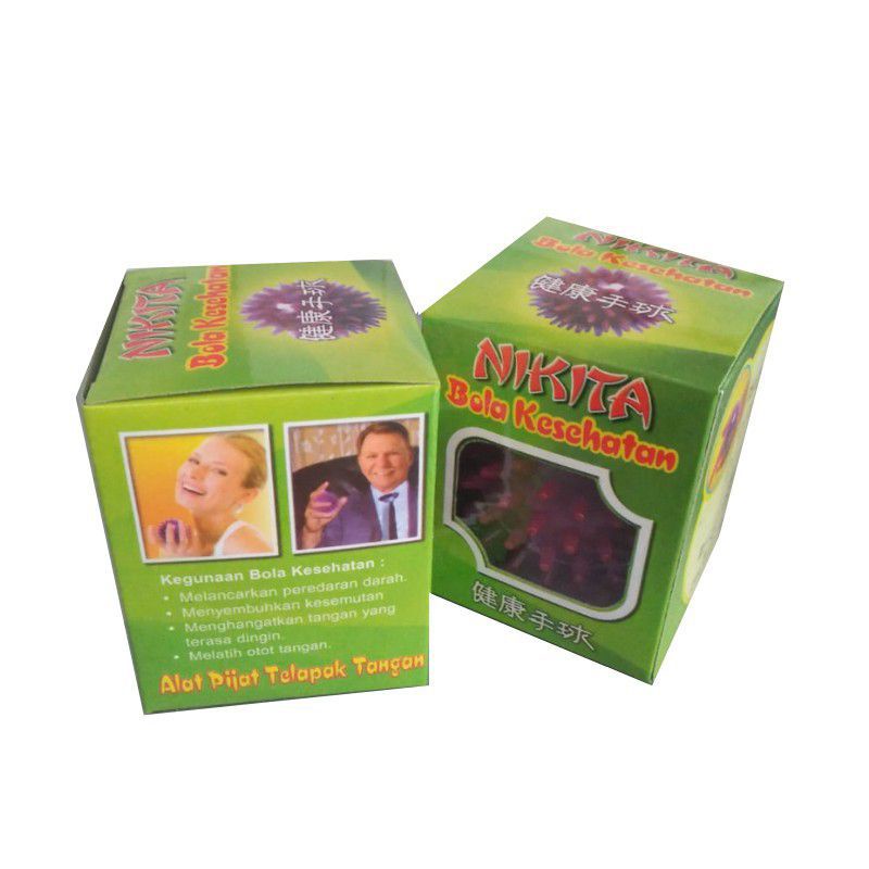 Bola terapi tangan/bola duri/bola kesehatan karet nikita/ bola terapi pijat