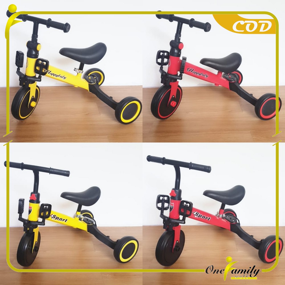 ONE M97 Mainan Sepeda Anak 3 Roda 2in1 Sepeda Keseimbangan 