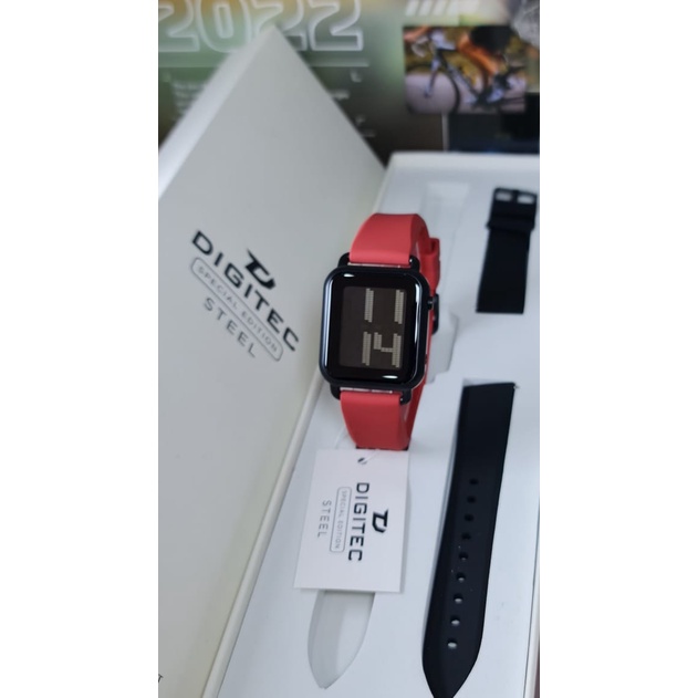 Grosiran Jam Tangan Smartwatch Unisex Digitec 32260BY Include Box Exclusive dan Strap Kanvas Pengganti (COD)