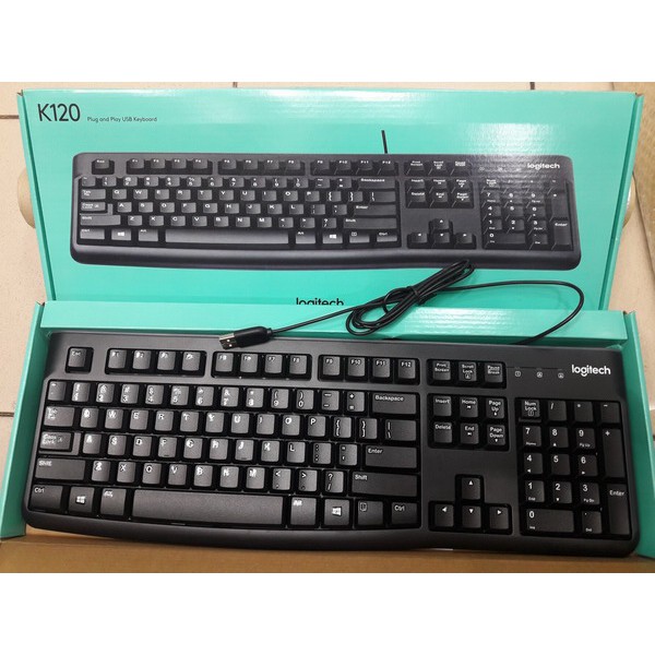 Keyboard Kabel USB Logitech K120 Garansi RESMI Logitech Indonesia