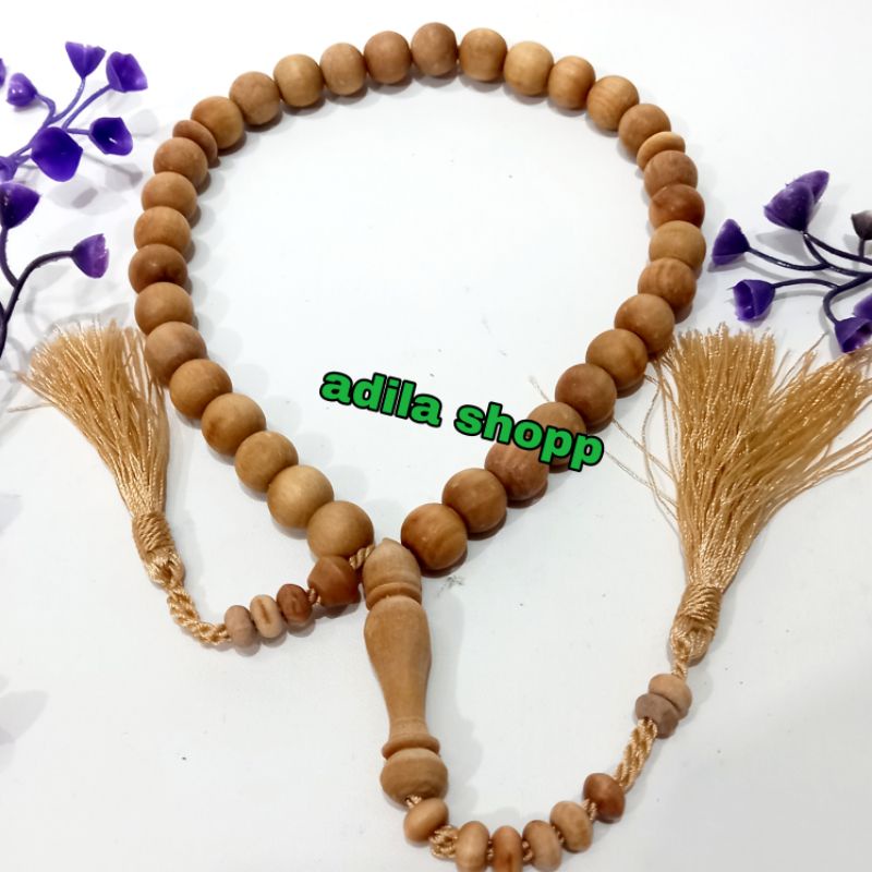 TASBIH KAYU CENDANA 10MM 33 BUTIR