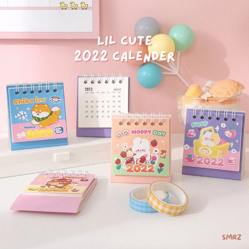 Lil Cute Calendar 2022 - Kalender Meja Mini Lucu