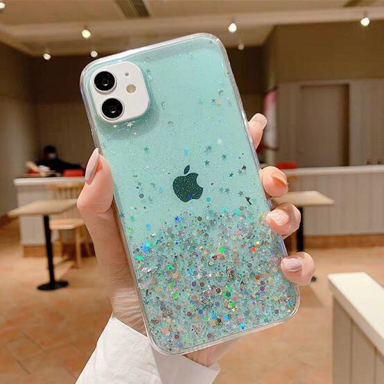 Casing VIVO V20 SE Y30i Y50 Y30 Y20 Y20i Y20s Y12s V19 V17 S1 Y19 Y17 Y15 Y12 Y12i Y11 Y91 Y93 Y95 Y91C Y1s Y53 Y55 Y55s Y65 Y71 Y81 Y81i Z1 Pro Sequin Glitter Soft Case Cover-6