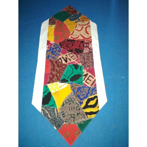 taplak meja batik kombinasi kain blaco