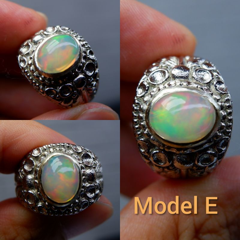 Cincin Kalimaya Asli Natural Opal From Afrika