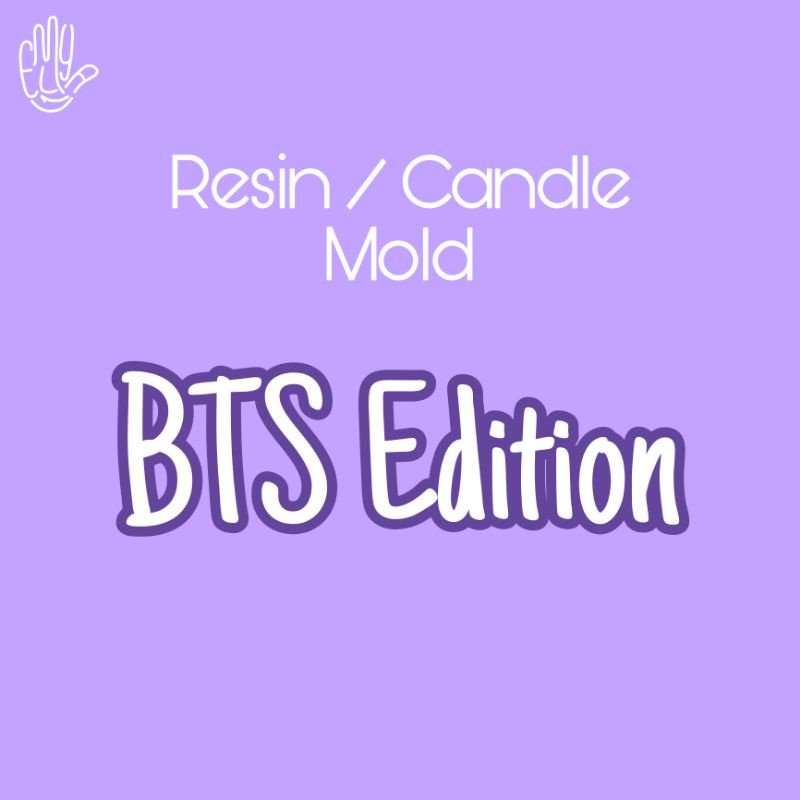Cetakan Resin lilin / Candle Resin Mold KPOP BTS