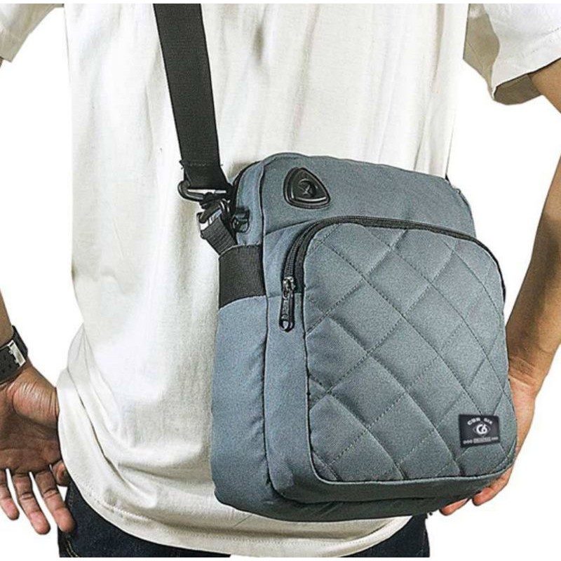 CBR SIX - Tas Salempang Pria Slingbag Mini Murah Original Cordura