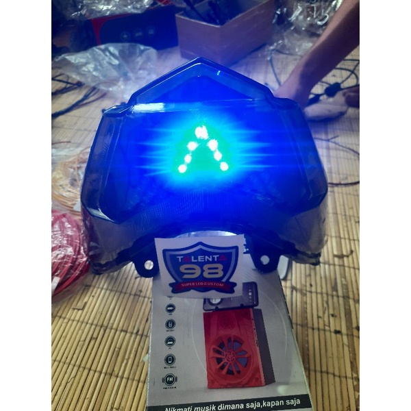 lampu rem running vario LED OLD 13 mode