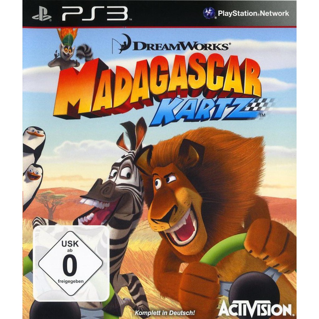 DVD Kaset Game PS3 PKG Multiman HEN Madagascar Kartz