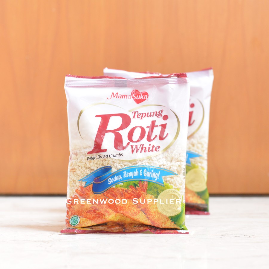 

Mamasuka Tepung Roti / Bread Crumbs [Putih - 100G]