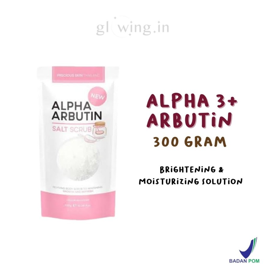 [ SALT SCRUB 300gr ] ALPHA ARBUTIN SALT SCRUB BY PRECIOUS SKIN THAILAND