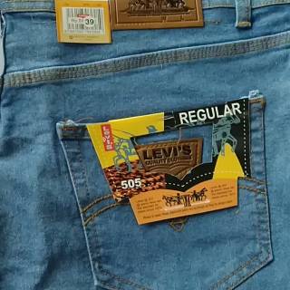  Celana  Jeans Levis  Standar Ukuran  Jumbo  Hitam 39 44 