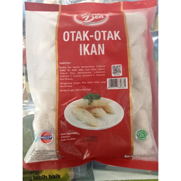 

Pak Den Otak Otak Ikan, Kue Ikan Kukus, Ikan Olahan Rasa Scallop 500g