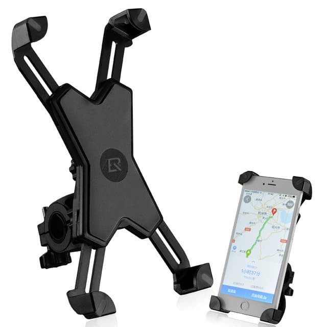 Holder Bracket Mount HP Smartphone Sepeda Rockbros Rotasi 360 Derajat