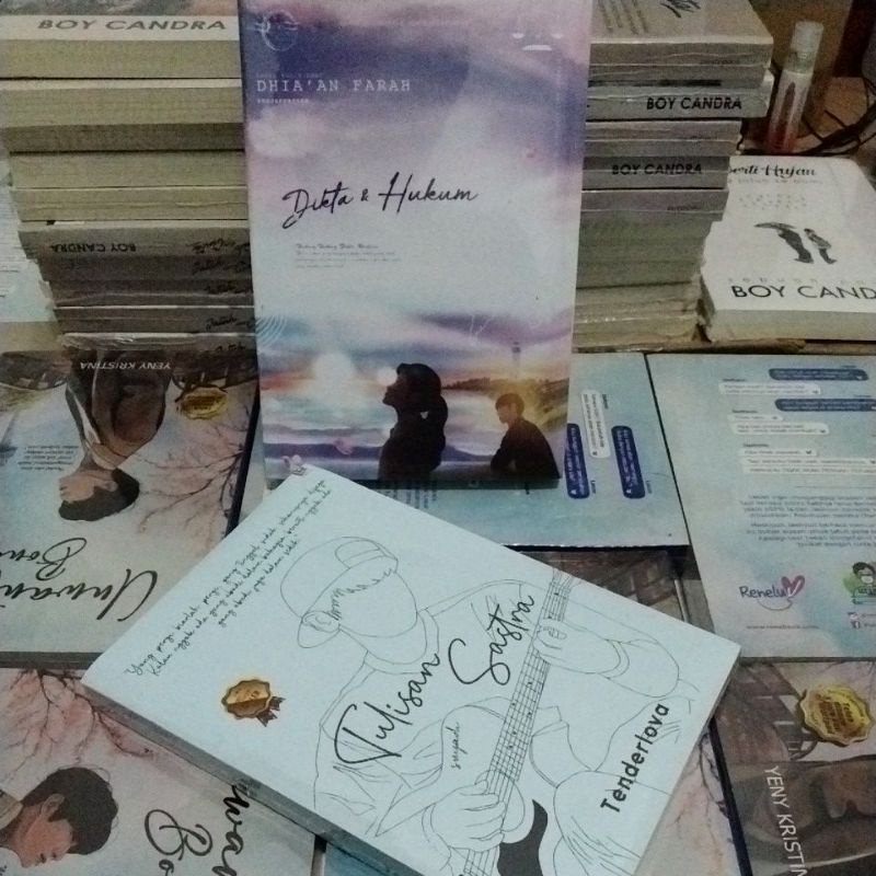 paket 2 novel wattpad tulisan sastra,Dikta & hukum