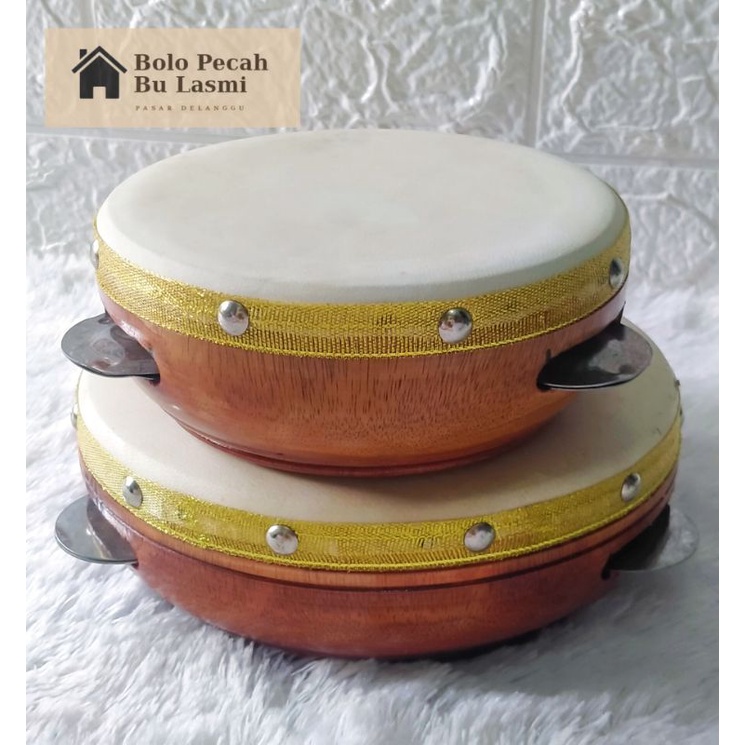Jual Rebana Kayu Kuning / Alat Musik Rebana Hadroh Terbang Keplak ...