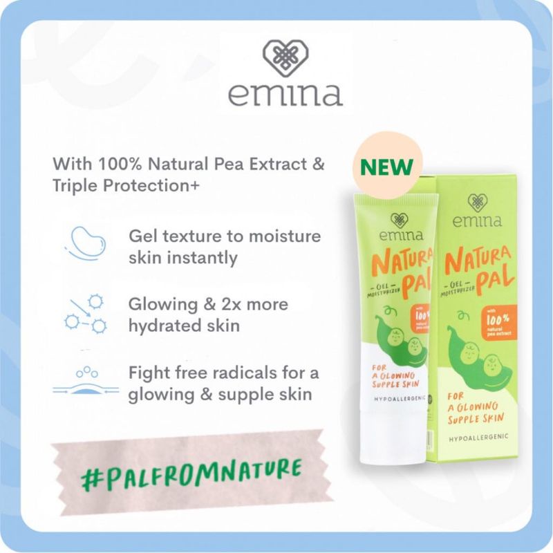 Emina Natura Pal Gel Moisturizer 20ml