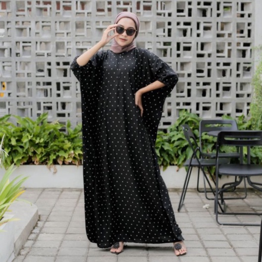 Meldi kaftan | Jois kaftan | Kaftan jumbo motif Polka | ld 140