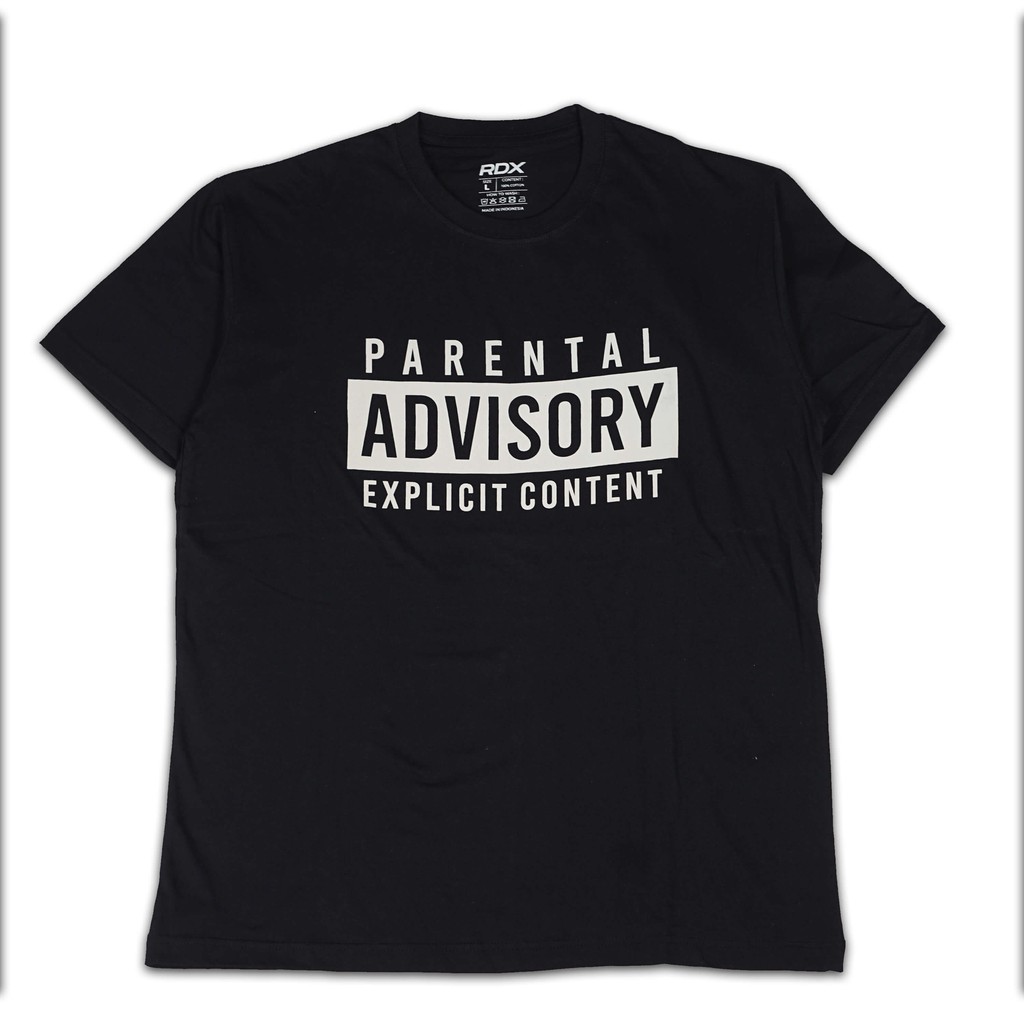 Kaos Pria Distro original Bandung | RDX Premium Tshirt - Parental Advisory