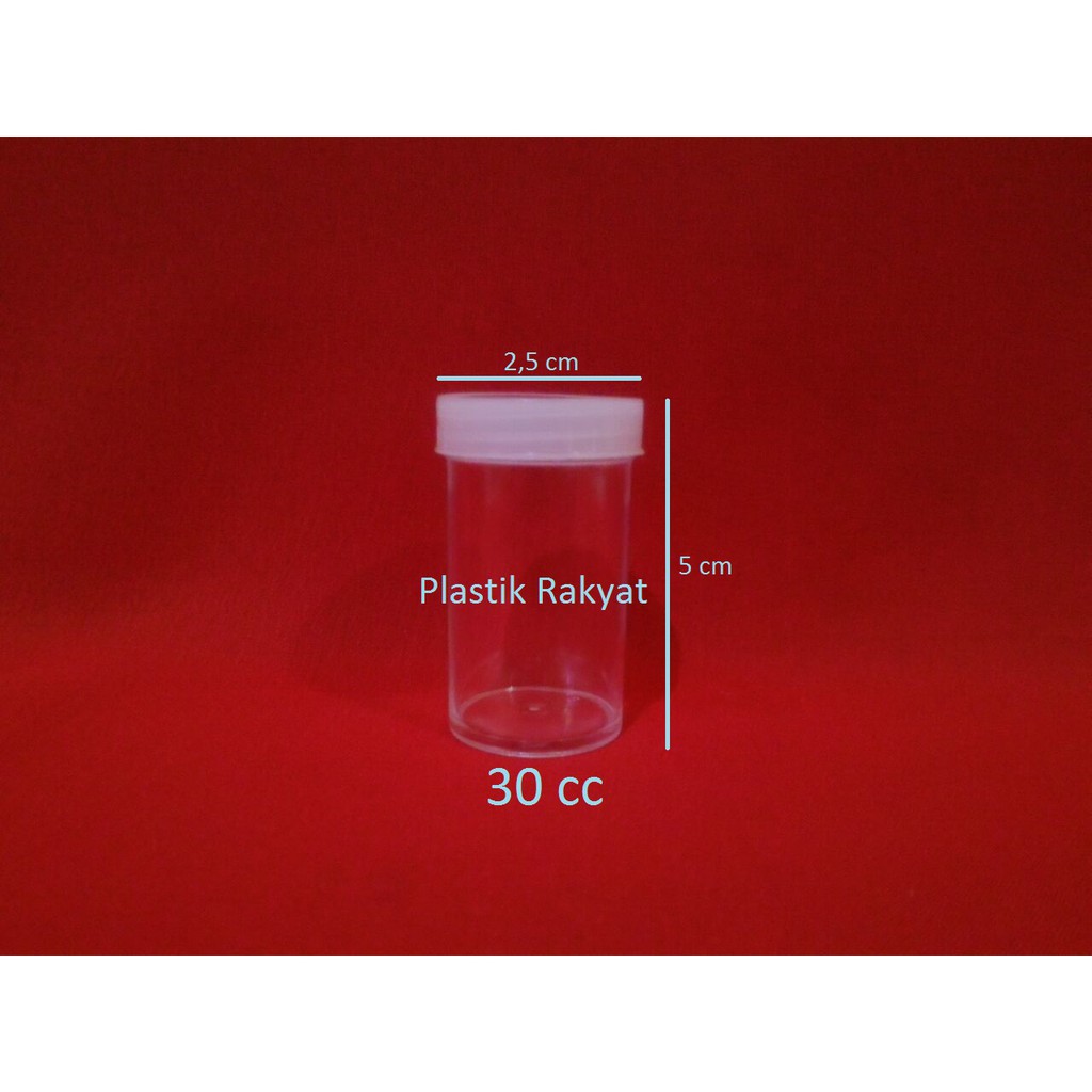 Cup Slime 30 cc isi 100 pcs / Pot Plastik 30 cc / Pot Urine 30 cc / Cup Plastik