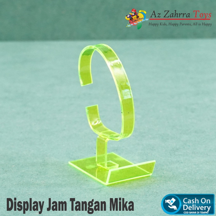 Display pajangan standing watch rak tempat dudukan mika Akrilik Acrylic cangkang jam tangan-1