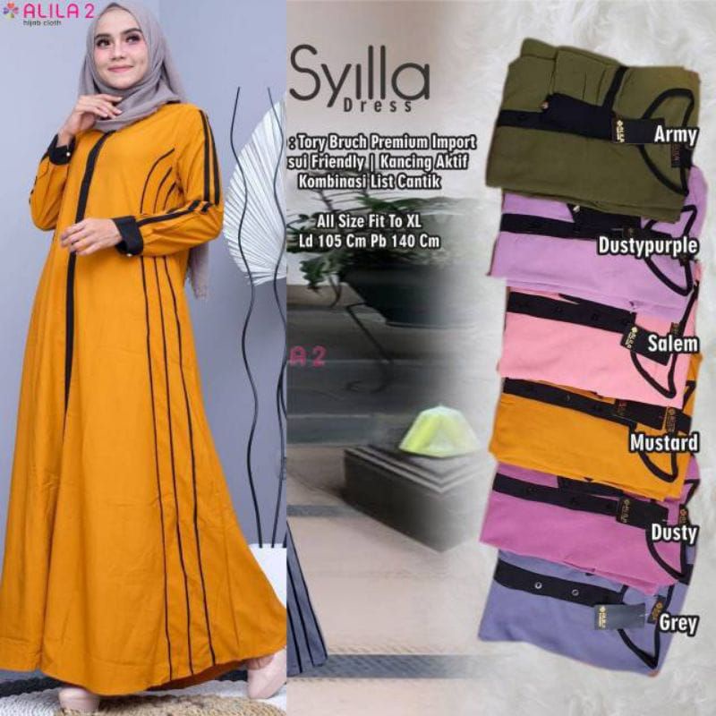 [Home Dress] PROMO Gamis SYILA Quinzy Diora Hawwa Dress TERLARIS dan KEKINIAN