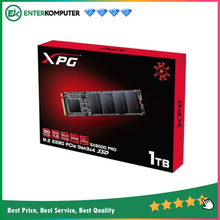 ADATA SX6000PRO 1TB M.2 NVME PCIE GEN3X4 / SSD 1TB