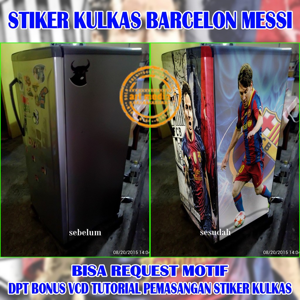 STIKER KULKAS MESSI