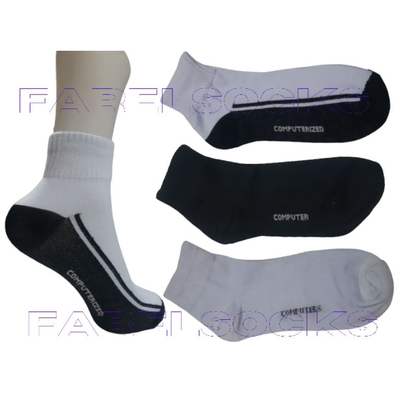 (6 pcs) KAOS KAKI SPORT PENDEK POLOS KAOS KAKI OLAH RAGA KAOS KAKI MATA KAKI POLOS