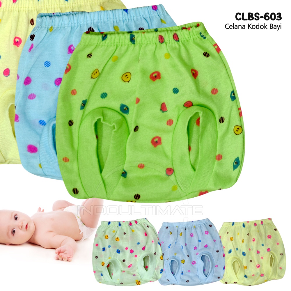 6Pcs CLBS-603 Mix Warna Celana Pendek Bayi STANDARD Celana Popok Bayi Celana Pendek Laki-laki Perempuan Bawahan pakaian Bayi Baru lahir Celana Bayi baru Lahir Newbor Celana Pop Bayi Celana Kacamata