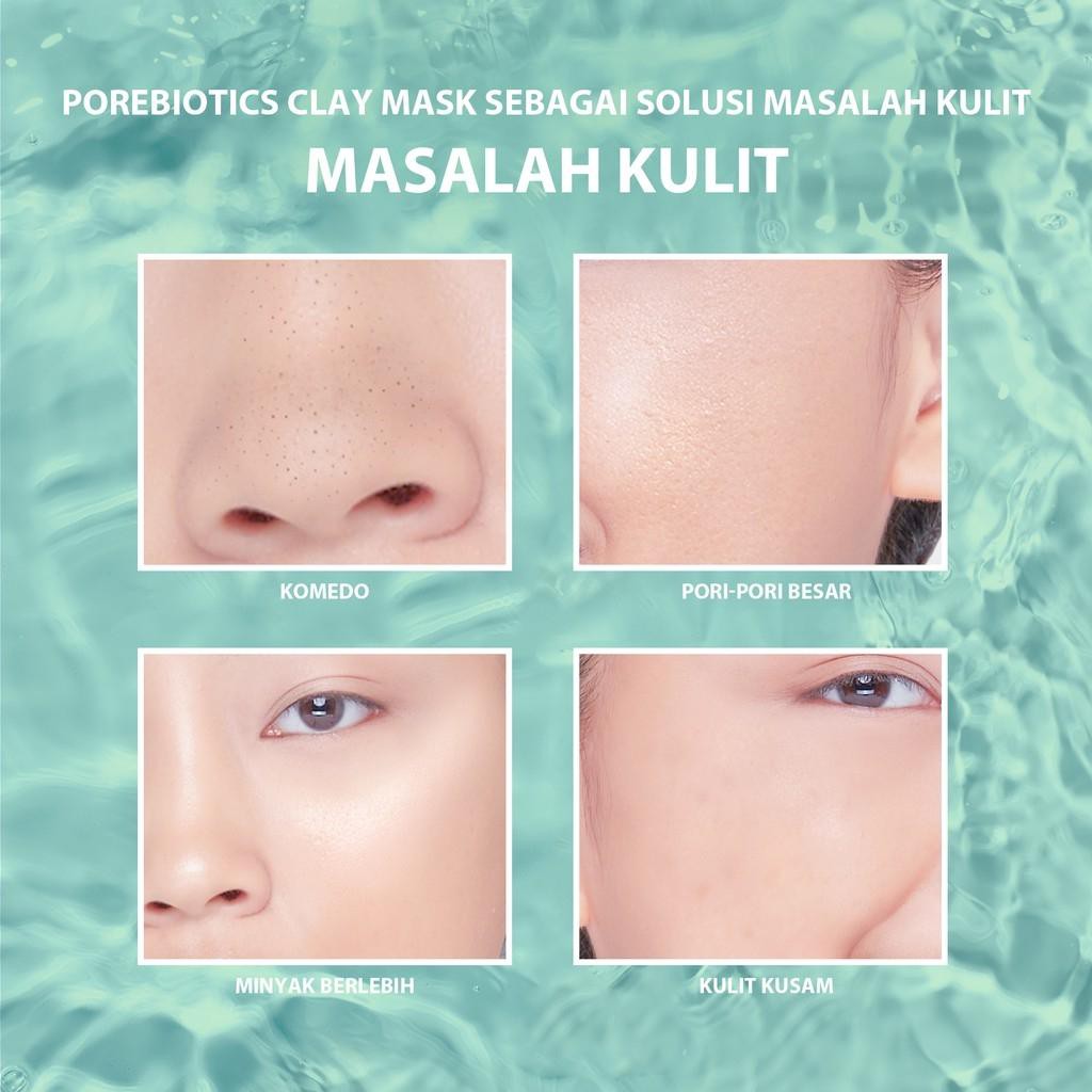 YOU Daily Skin Good Pore Biotics Greentea Hydrating Clay Mask Resmi