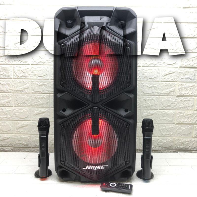 Ds Speaker Portable Meeting Wireless Noise 899 BII - Double 10 inch Bluetooth