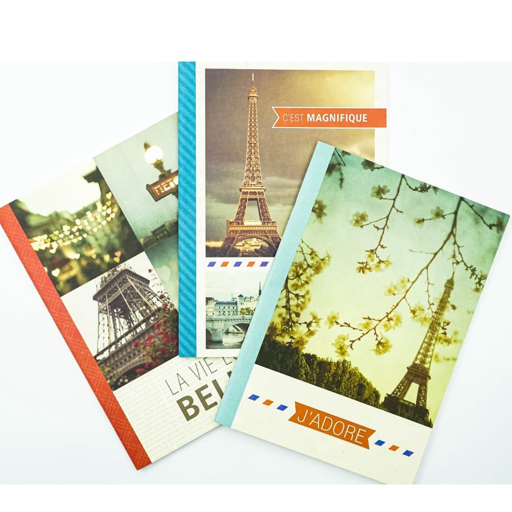 

3pcs Paris Eco Writer's books
